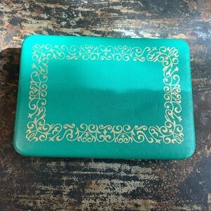 Vintage Jewelry Box With Satin Lining